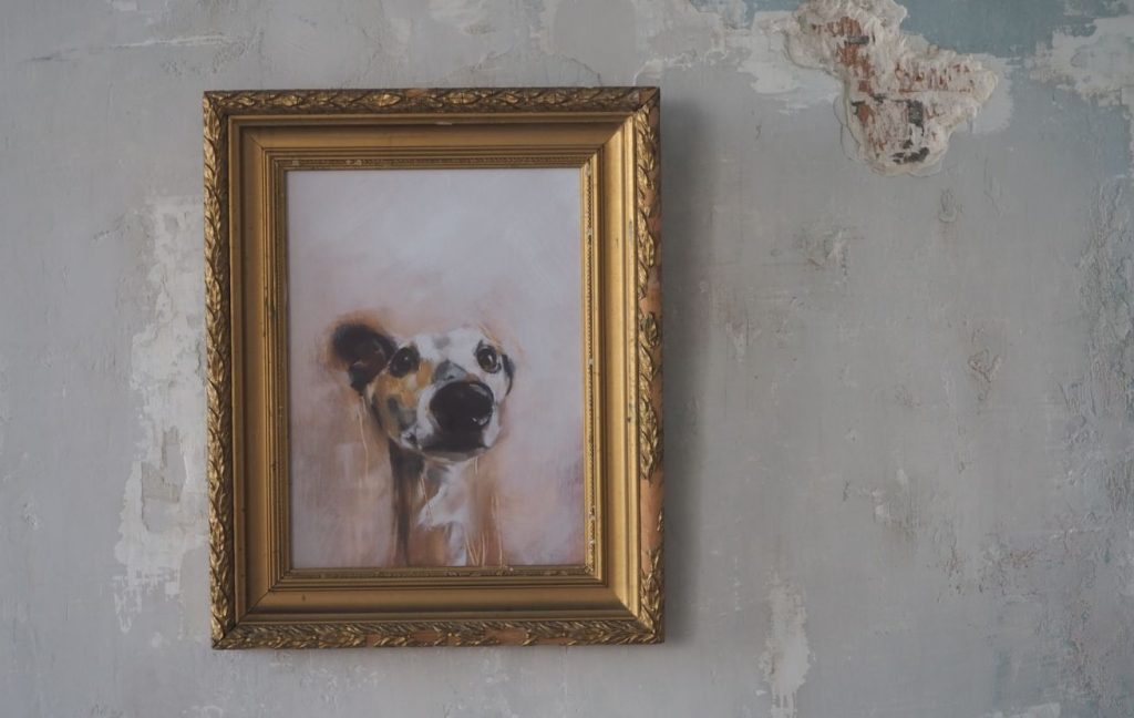 How to Repurpose Old Art Piece 4 How to reuse an old art piece: reframe it