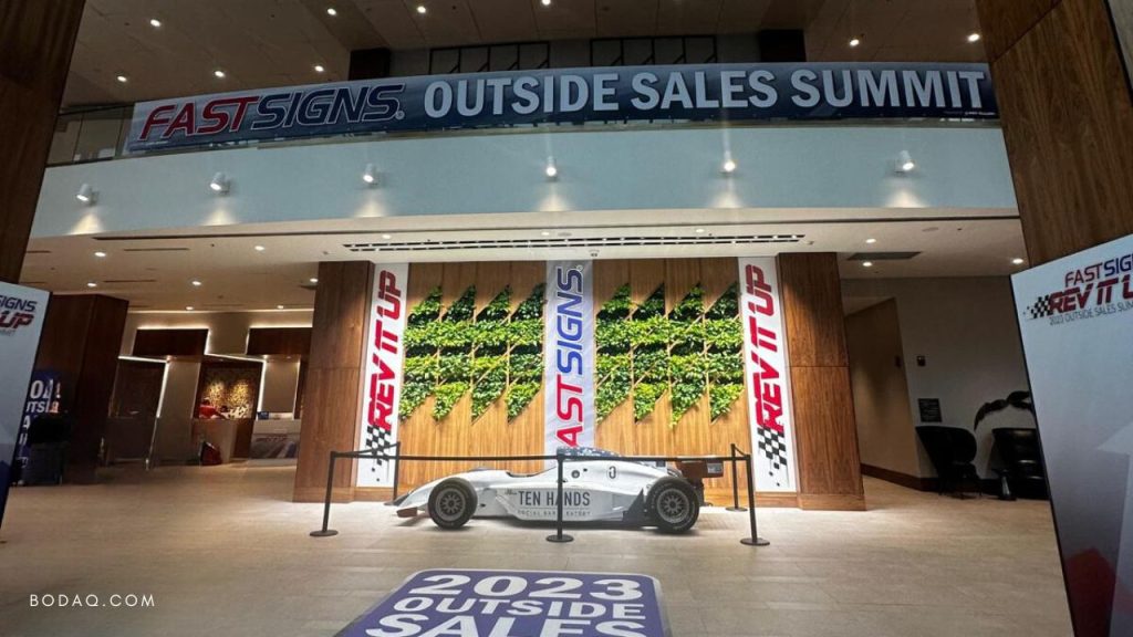 Bodaq Finishes at FASTSIGNS Outside Sales Summit 2023 1 Fastsigns 2023 Outside Sales Summit