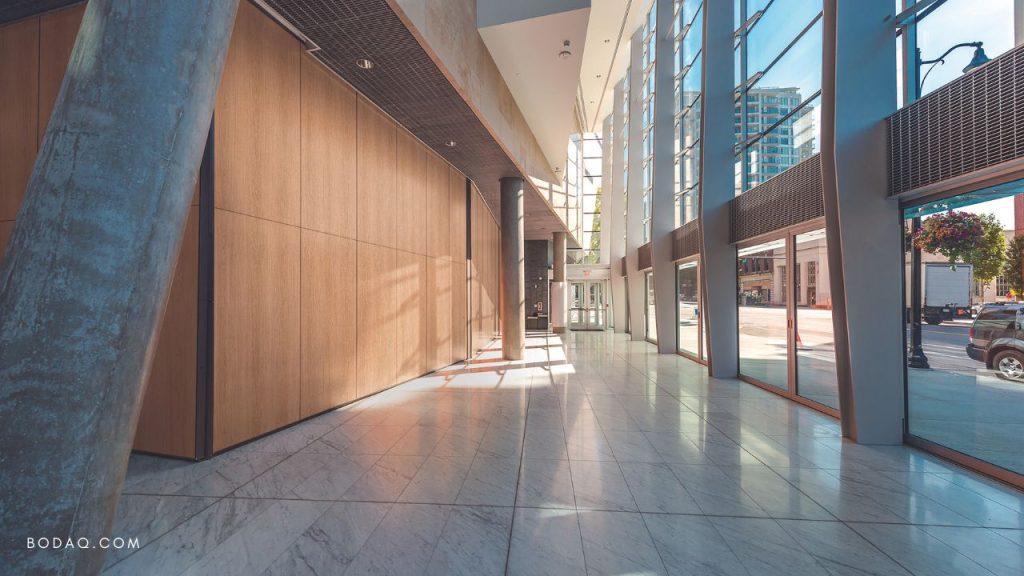 Healthcare Design: Enhancing Safety and Sustainability with Bodaq 1 Hospitality Design: Hospital lobby
